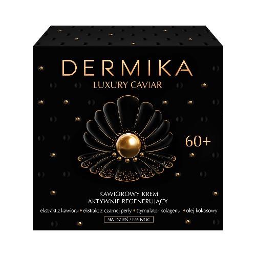 Miniaturka artykułu - DERMIKA Luxury Caviar 60+ Kawiorowy krem aktywnie regenerujący na dzień i noc, 50ml