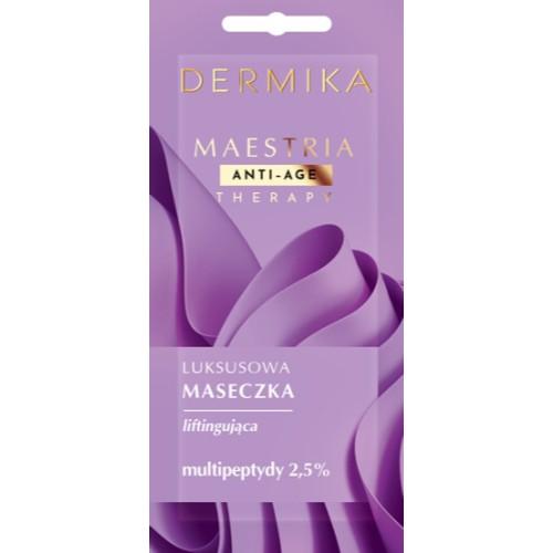 Miniaturka artykułu - DERMIKA MAESTRIA Luksusowa maseczka liftingująca, multipeptydy 2,5%, 7g