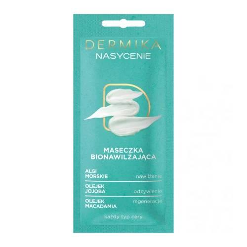 Miniaturka artykułu - DERMIKA Maseczki Piękności Nasycenie Maseczka bionawilżająca do każdego rodzaju cery, 10ml