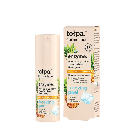 Miniaturka artykułu - Tołpa Dermo Face Maska cryo-killer zask&oacute;rnik&oacute;w 3 enzymy, 50 ml