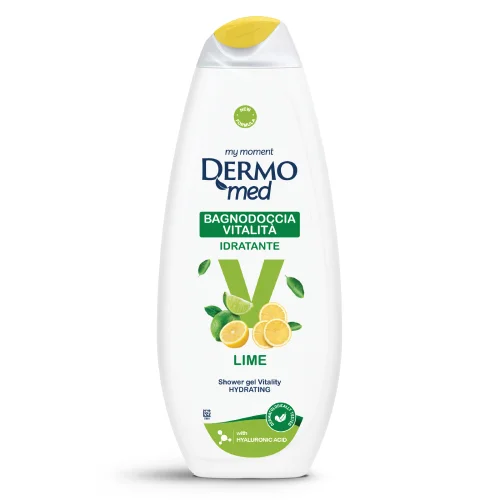 Miniaturka artykułu - Dermomed Vitality Lime Żel pod prysznic, 650 ml