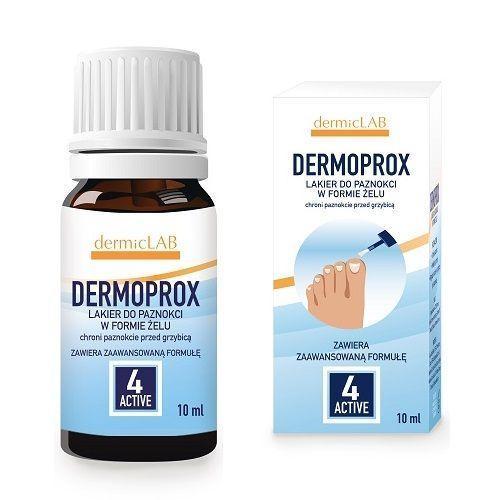 Miniaturka artykułu - Dermoprox Lakier do paznokci w żelu, 10 ml USZKODZONE OPAKOWANIE