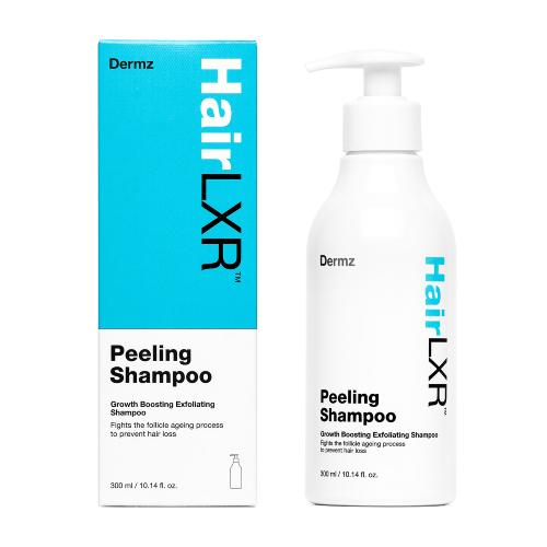 Miniaturka artykułu - Dermz HairLXR Szampon peelingujący do włos&oacute;w, 300ml