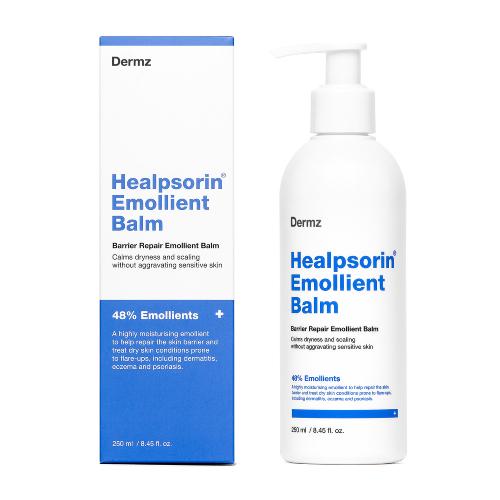 Miniaturka artykułu - Dermz Healpsorin Emolientowy balsam do ciała, 250ml
