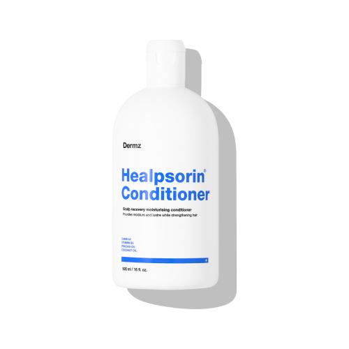 Miniaturka artykułu - Dermz Healpsorin Odżywka do włos&oacute;w na łuszczycę i łupież, 500ml
