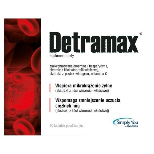 Miniaturka artykułu - Detramax - 60kaps USZKODZONE OPAKOWANIE