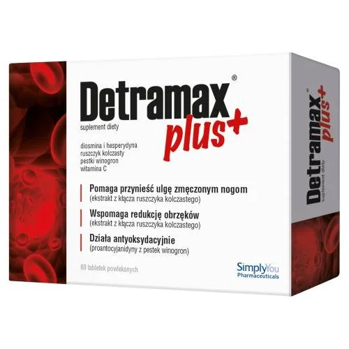 Miniaturka artykułu - Detramax Plus, 60tabletek
