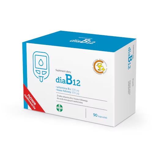 Miniaturka artykułu - DiaB12, 90 kaps.