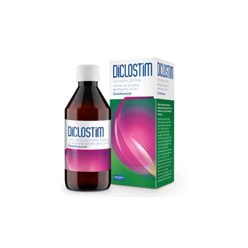 Miniaturka artykułu - DICLOSTIM Roztw&oacute;r do płukania gardła/jamy ustnej, 150ml KR&Oacute;TKA DATA 31.08.2026