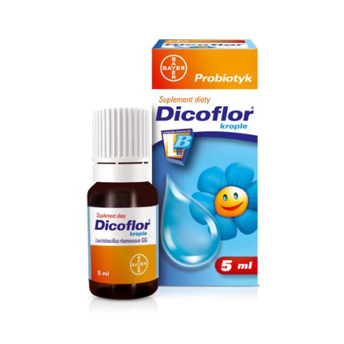 Miniaturka artykułu - DICOFLOR krople dla niemowląt i dzieci, 5ml
