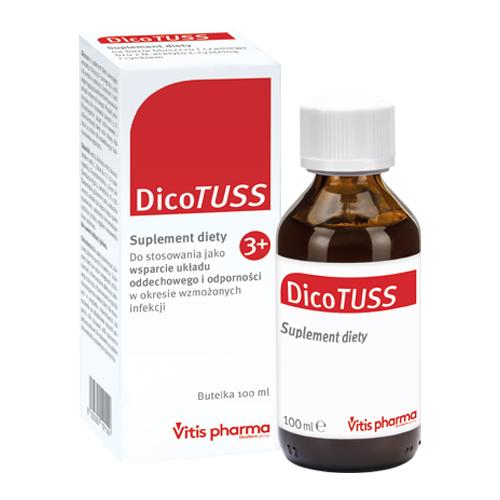 Miniaturka artykułu - DicoTuss 3+ płyn, 100ml