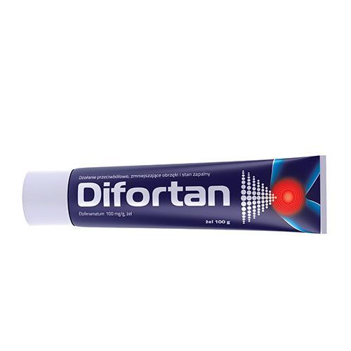 Miniaturka artykułu - Difortan żel 0,1 g/g 100 g USZKODZONE OPAKOWANIE