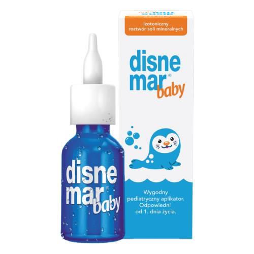 Miniaturka artykułu - Disnemar Baby Izotoniczny roztw&oacute;r soli mineralnych do nosa, 25 ml
