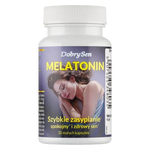 Miniaturka artykułu - Dobry Sen Melatonin, 30kaps.