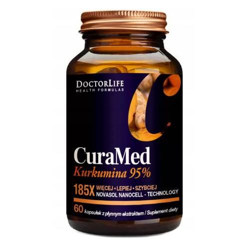 Miniaturka artykułu - Doctor Life CuraMed Kurkumina 95%, 60 kapsułek