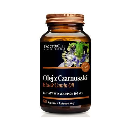 Miniaturka artykułu - Doctor Life Olej z czarnuszki 800 mg, 60 kaps.