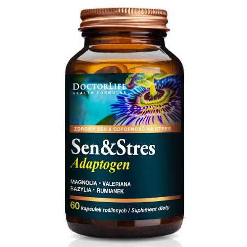 Miniaturka artykułu - Doctor Life Sen & Stres Adaptogen, 60 kaps.