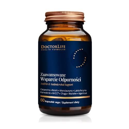 Miniaturka artykułu - Doctor Life Zaawansowane wsparcie odporności AntiVir&Antimicrobal Support, 60kaps.