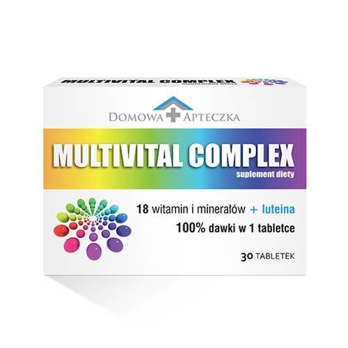 Miniaturka artykułu - DOMOWA APTECZKA Multivital Complex, 30 tabletek 