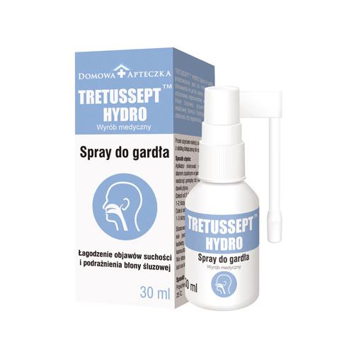 Miniaturka artykułu - DOMOWA APTECZKA Tretussept Hydro Spray do gardła, 30ml