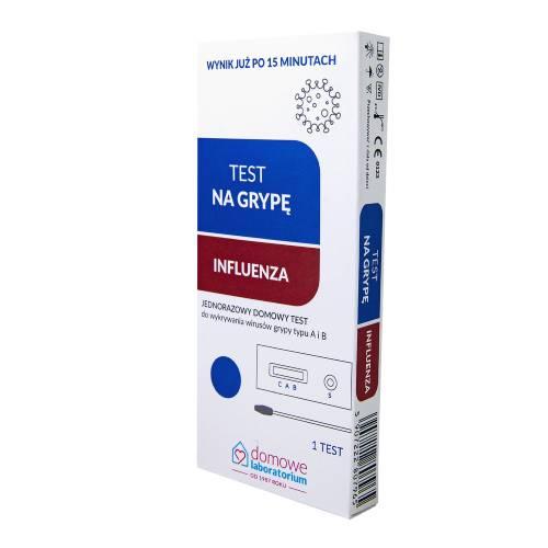Miniaturka artykułu - Domowe Laboratorium Test na grypę Influenza, 1szt.