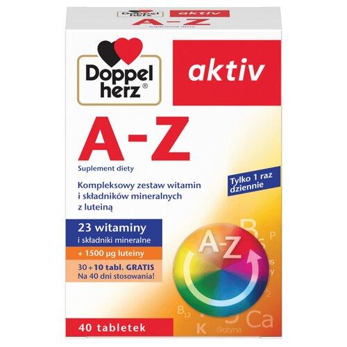 Miniaturka artykułu - DOPPELHERZ AKTIV A-Z, 40tabletek