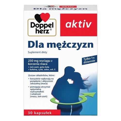 Miniaturka artykułu - Doppelherz aktiv Dla mężczyzn, 30 kaps.