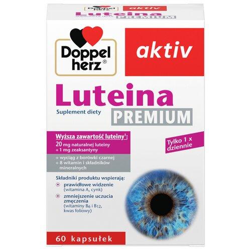 Miniaturka artykułu - DOPPELHERZ AKTIV Luteina Premium - 60 kapsułek