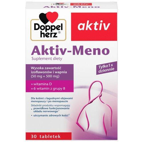 Miniaturka artykułu - Doppelherz Aktiv-Meno, 30 tabl.  KR&Oacute;TKA DATA  30.06.2026