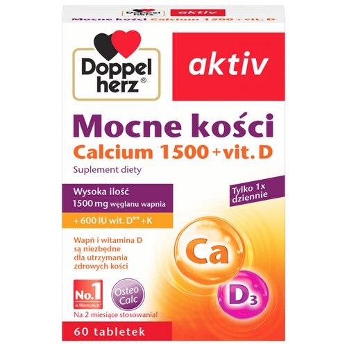Miniaturka artykułu - DOPPELHERZ AKTIV Mocne kości - 60 tabletek