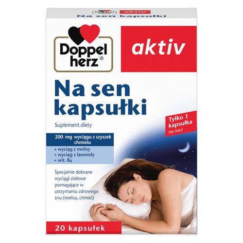 Miniaturka artykułu - DOPPELHERZ AKTIV Na sen kapsułki - 20 kapsułek