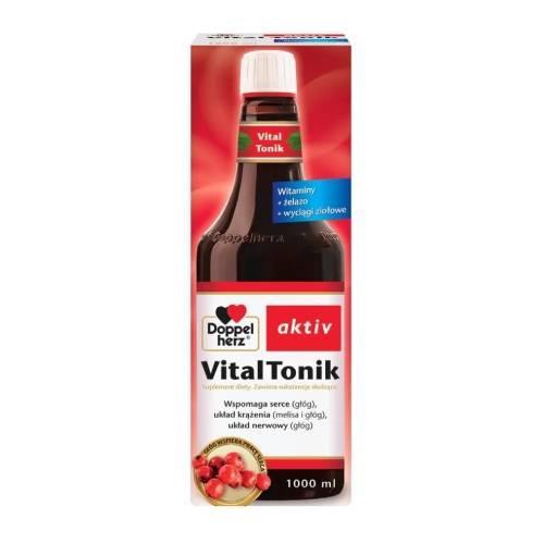 Miniaturka artykułu - Doppelherz Aktiv Vital Tonik, 1000 ml USZKODZONE BRAK OPAKOWANIA KARTONOWEGO.