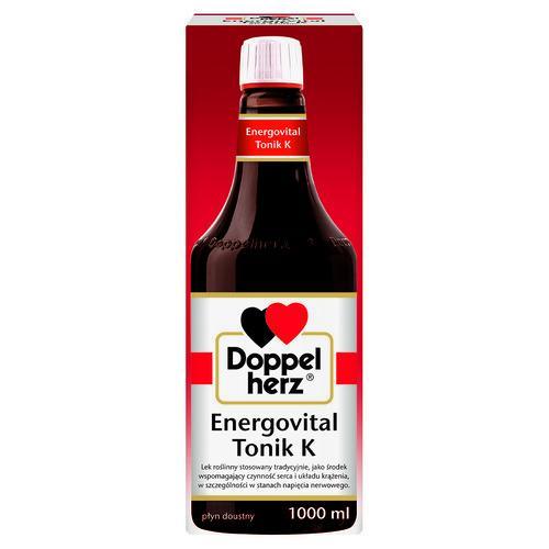 Miniaturka artykułu - DOPPELHERZ ENERGOVITAL Tonik K - 1000 ml BRAK KARTONU KR&Oacute;TKA DATA 30.09.2026