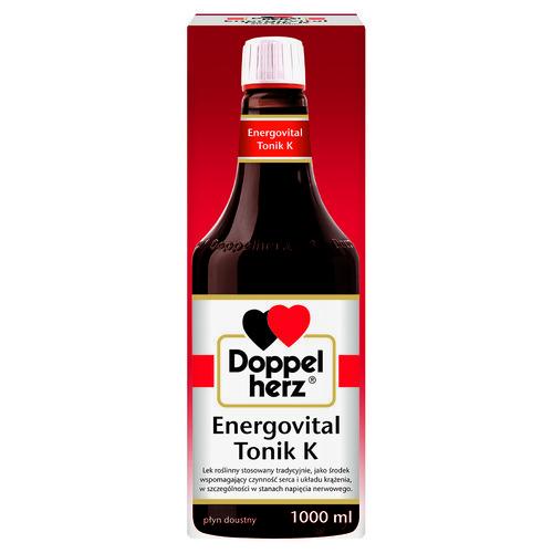 Miniaturka artykułu - DOPPELHERZ ENERGOVITAL Tonik K - 1000 ml USZKODZONE / BRAK OPAKOWANIA