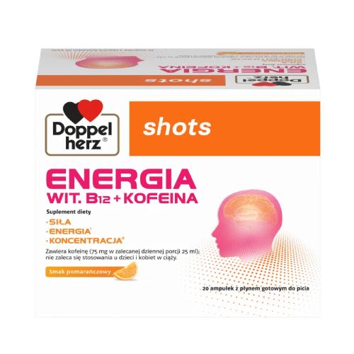 Miniaturka artykułu - DOPPELHERZ SHOTS Energia, 20amp.