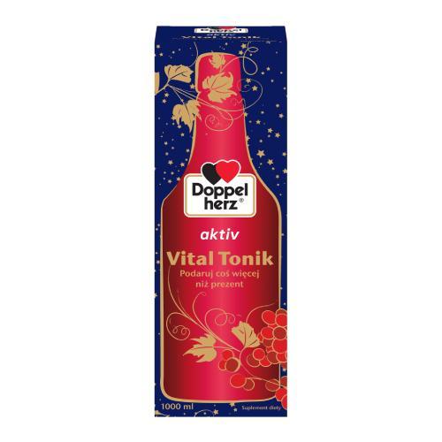 Miniaturka artykułu - DOPPELHERZ Vital Tonik, 1000ml / Uszkodzone opakowanie kartonowe