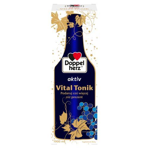 Miniaturka artykułu - DOPPELHERZ Vital Tonik, 1000ml USZKODZONY KARTON