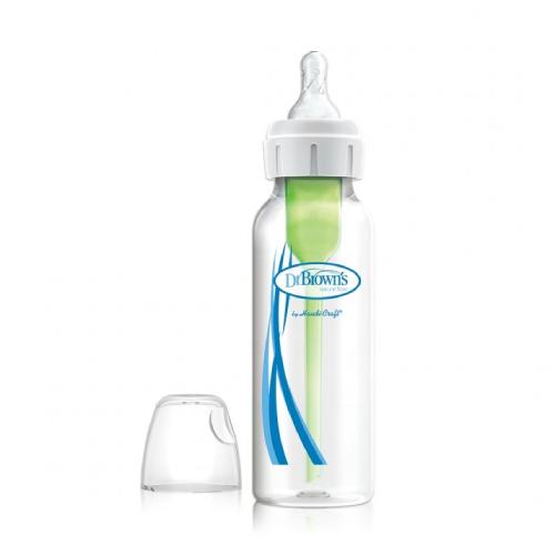 Miniaturka artykułu - Dr Brown's Butelka antykolkowa Options+ 0m+ wąska szyjka 250ml