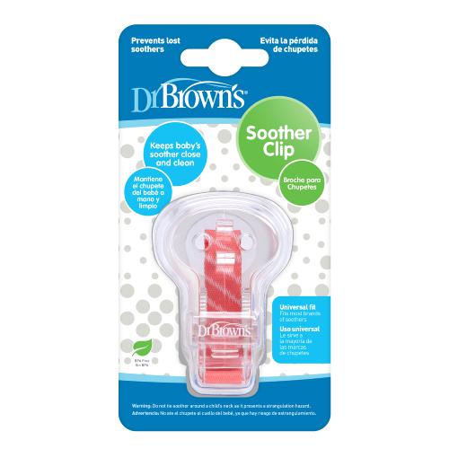 Miniaturka artykułu - Dr Brown's Tasiemka do smoczka Różowa