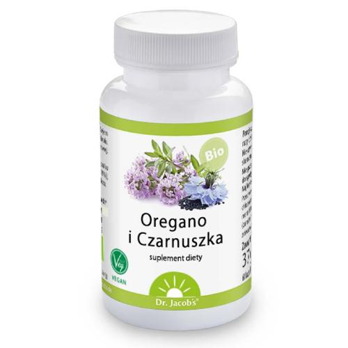 Miniaturka artykułu - Dr. Jacob's Oregano i Czarnuszka, 60 kaps.