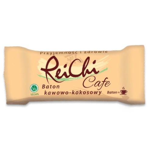 Miniaturka artykułu - Dr. Jacob's ReiChi Cafe Baton kawowo-kokosowy, 70 g