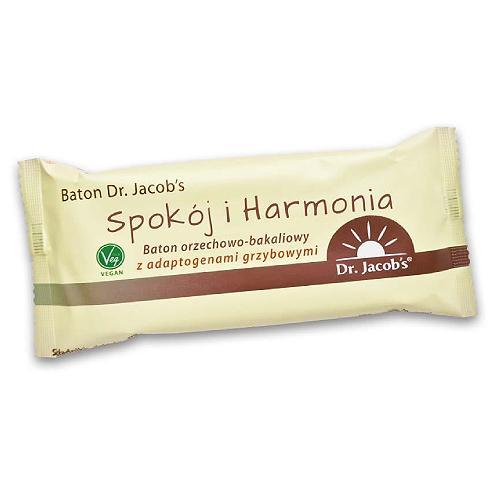 Miniaturka artykułu - Dr. Jacob's Spok&oacute;j i Harmonia Baton orzechowo-bakaliowy, 70 g KR&Oacute;TKA DATA 30.06.2026