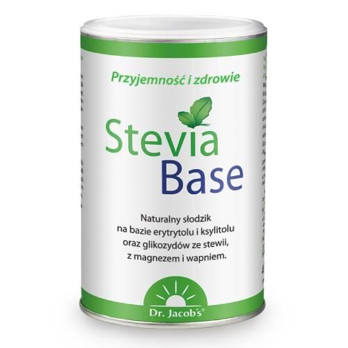Miniaturka artykułu - Dr. Jacob's SteviaBase naturalny słodzik na bazie ksylitolu, erytrytolu i glikozyd&oacute;w ze stewii, 400 g