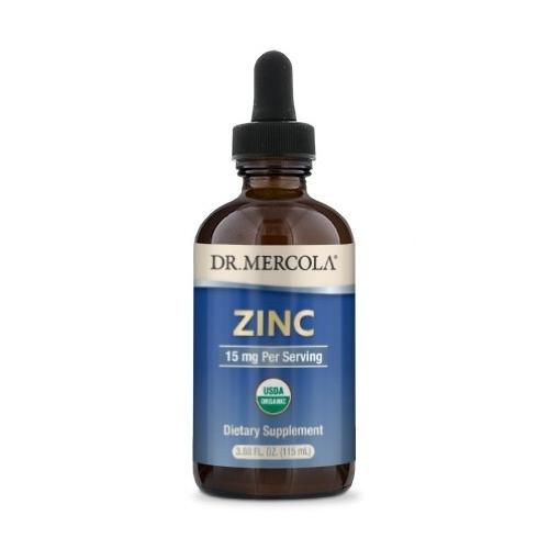Miniaturka artykułu - Dr Mercola Zinc Liquid Drops Cynk w kroplach, 115 ml