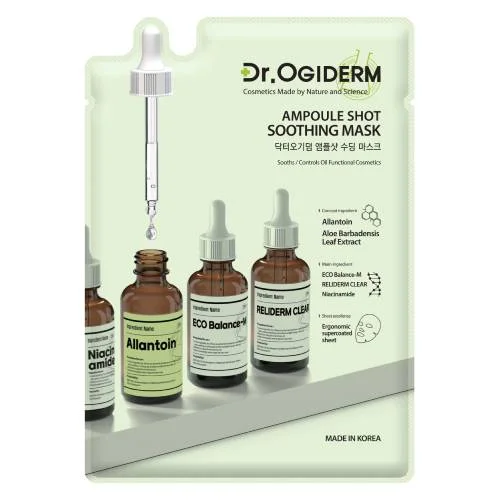 Miniaturka artykułu - Dr. Ogiderm Łagodząca maska w płachcie, 30 ml