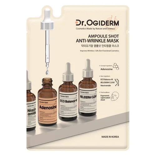 Miniaturka artykułu - Dr. Ogiderm Przeciwzmarszczkowa maska w płachcie, 30 ml
