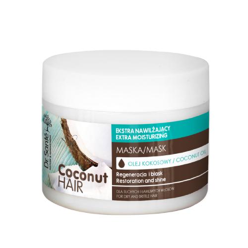 Miniaturka artykułu - Dr. SANTE Coconut Hair Maska z olejem kokosowym dla suchych i łamliwych włosów, 300ml