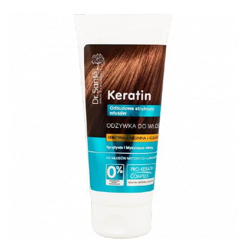 Miniaturka artykułu - Dr. SANTE Keratin Odżywka do włosów matowych i łamliwych, 200ml