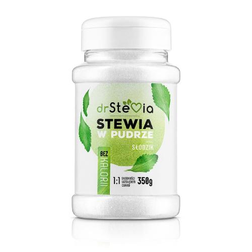 Miniaturka artykułu - DrStevia Stewia w pudrze słodzik, 350g