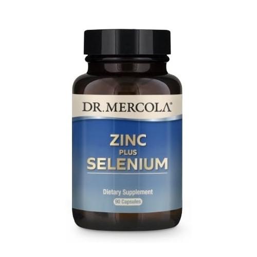 Miniaturka artykułu - DR.MERCOLA Zinc plus selenium - Cynk z selenem, 90 kaps.